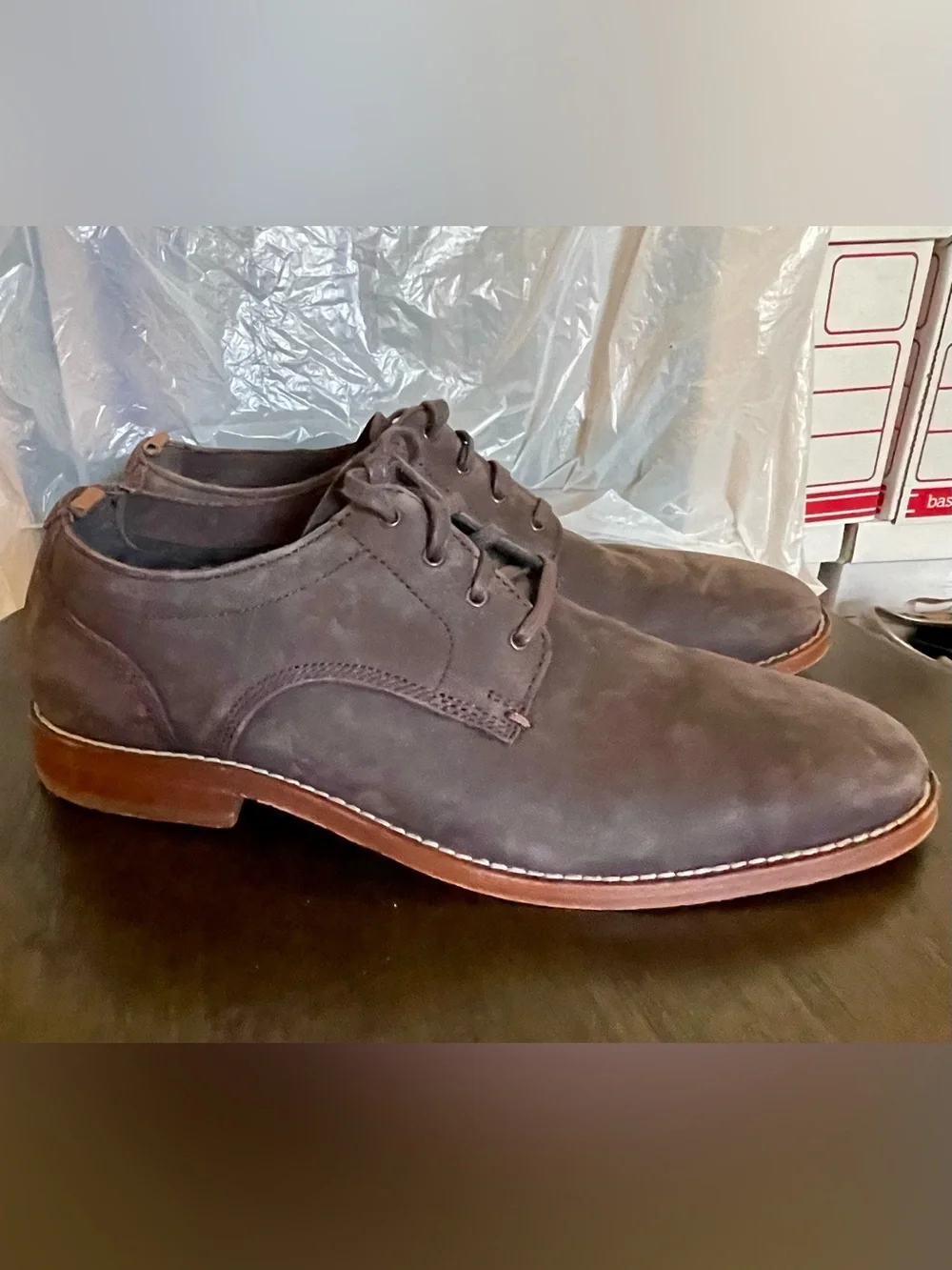 Cole Haan Men’s Feathercraft Grand Blucher Oxfords Suede | Size 9.5